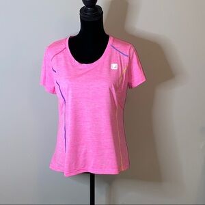 Fila Sport Pink Active Wear Short Sleeve Tee
